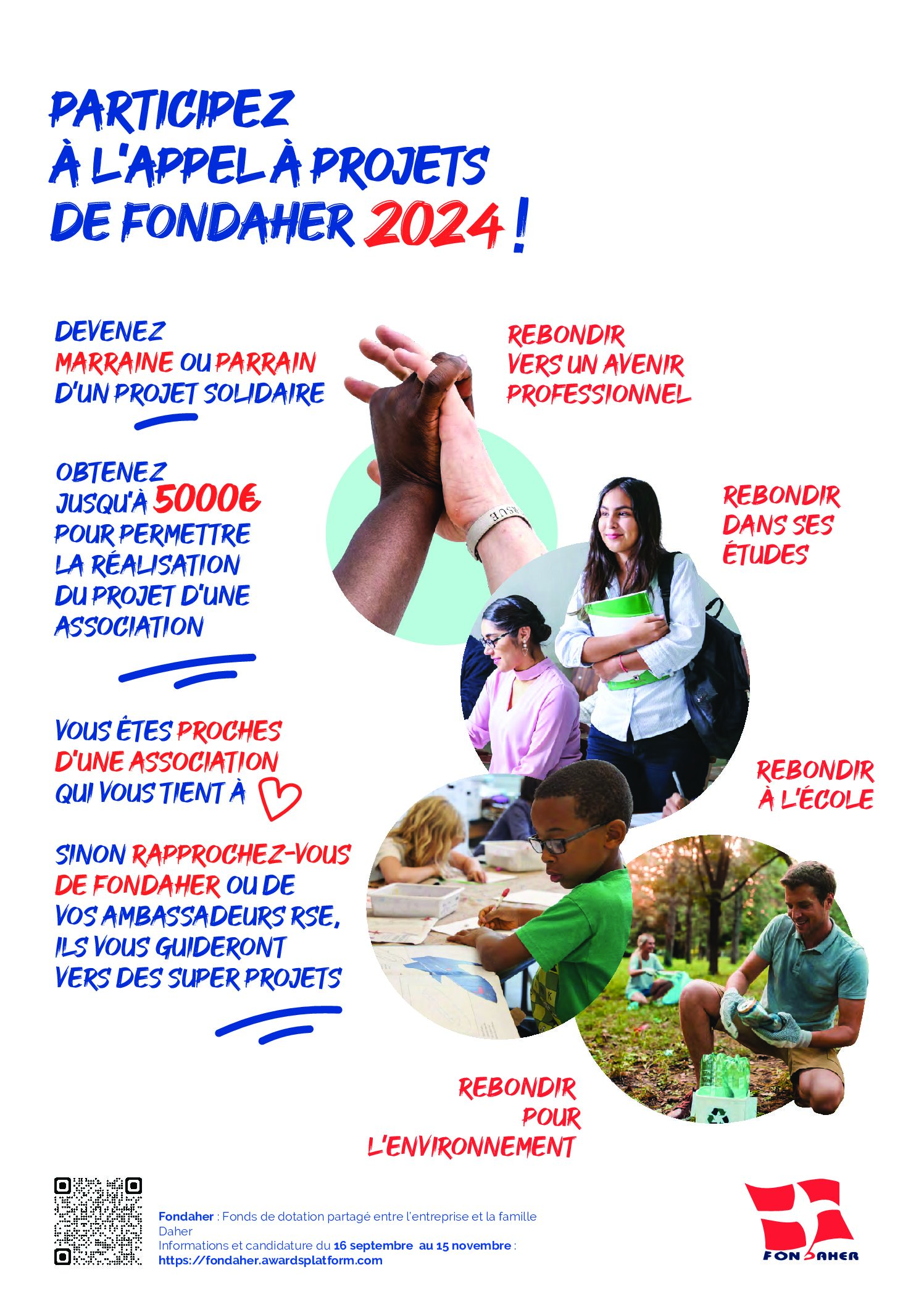 L’appel à projets FONDAHER 2024 est ouvert !